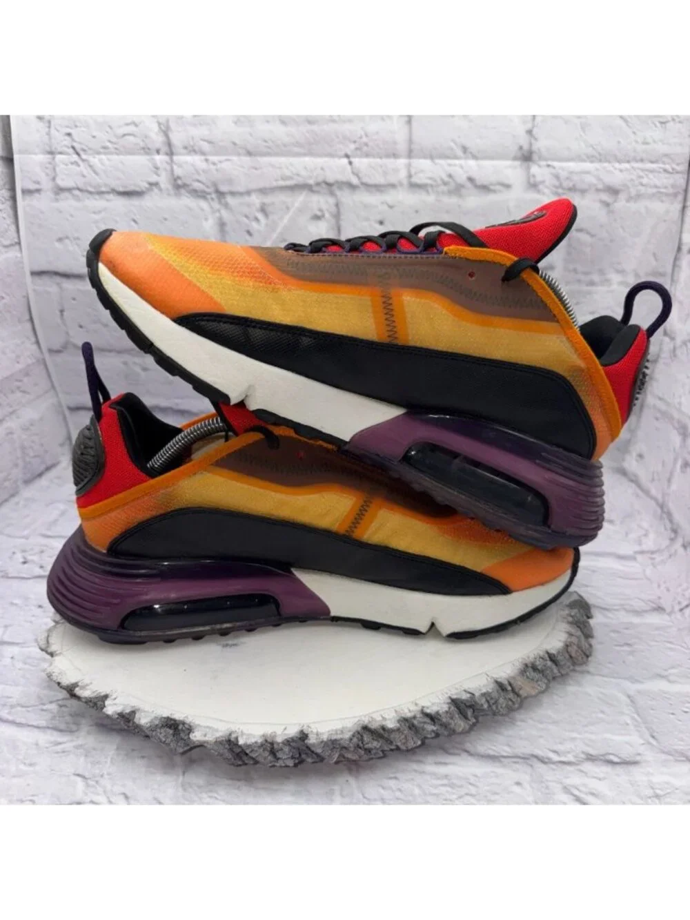 Nike Air Max 2090 Magma Orange Purple Men's Running Shoes BV9977-800 Size 11.5